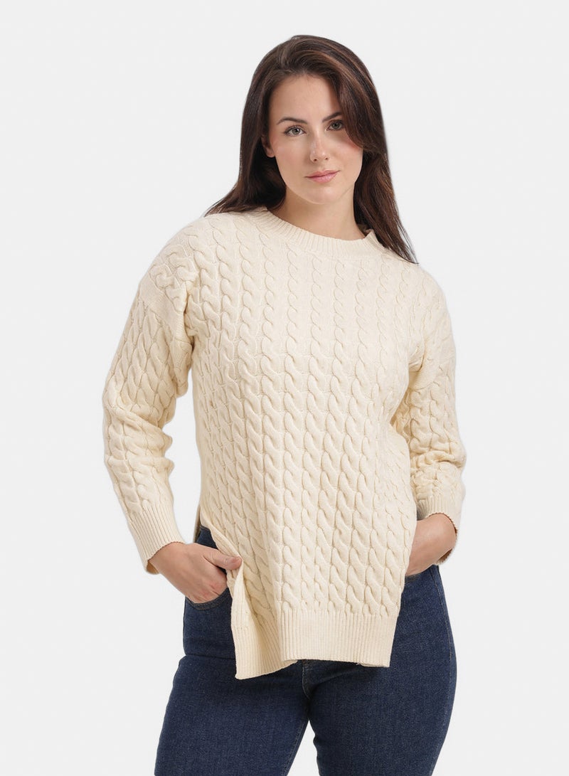 Carina Cable Knit Pullover - Image 1